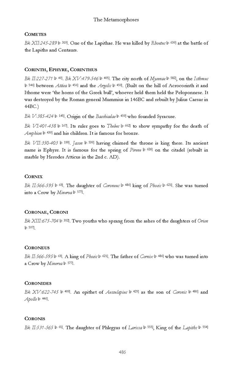 Ovid: The Metamorphoses - Page 486